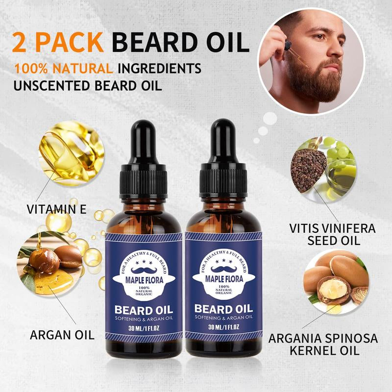 Beard Care Kit Gifts Set W/Beard Conditioner Valentine's Day Present Birthday Gifts for Men Him Dad Boyfriend Husband