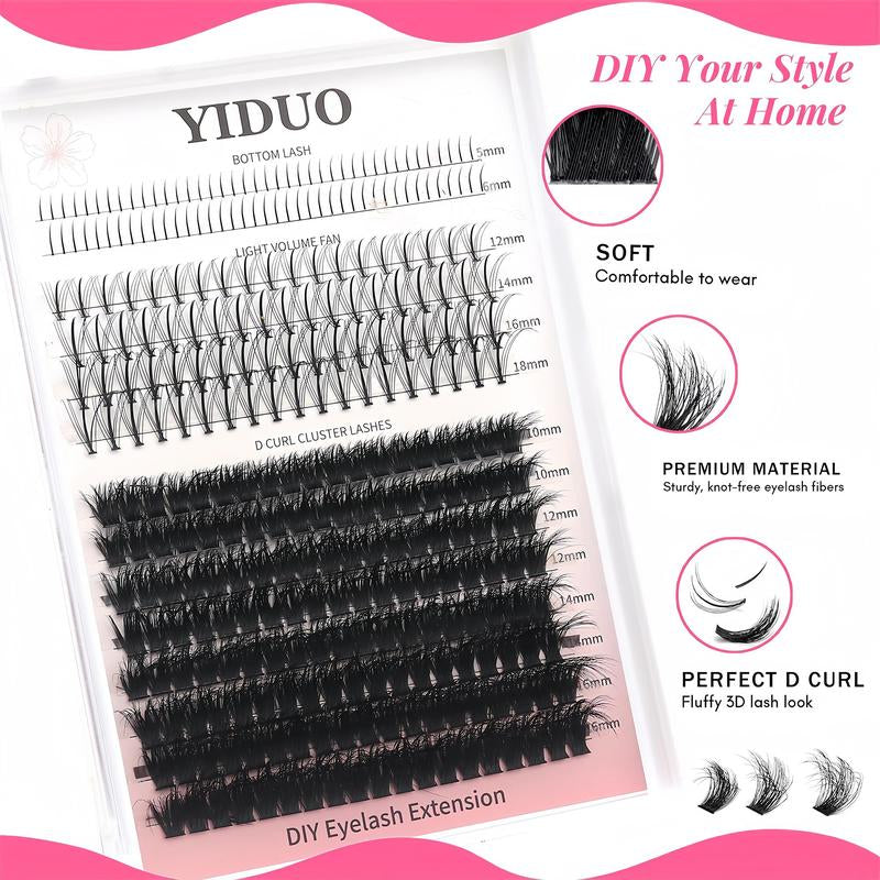 Mixed Length Individual False Eyelashes Kit Valentine's Day Gift