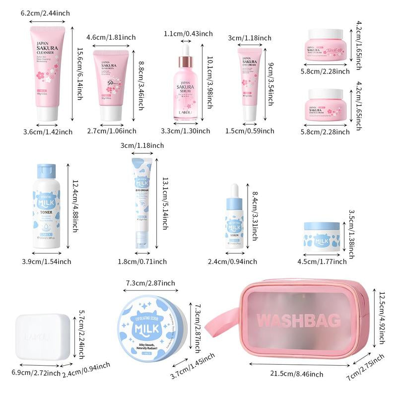 Sakura & Milk Skincare Set