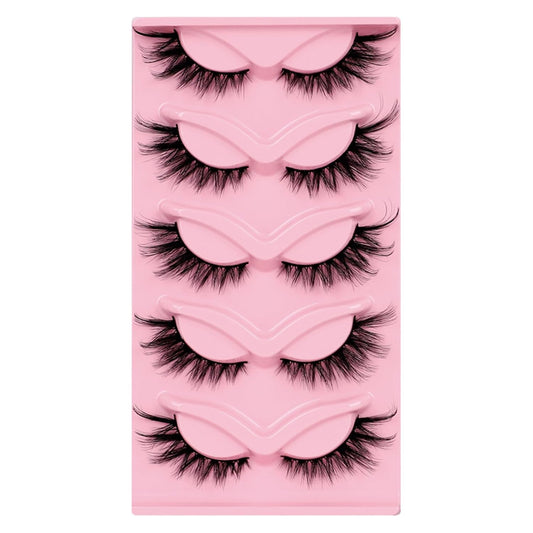 5 Pair Fake Lashes Eye Lashes Natural Look