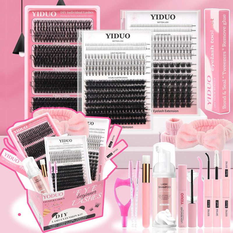 Mixed Length Individual False Eyelashes Kit Valentine's Day Gift