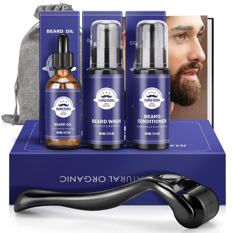 Beard Care Kit Gifts Set W/Beard Conditioner Valentine's Day Present Birthday Gifts for Men Him Dad Boyfriend Husband