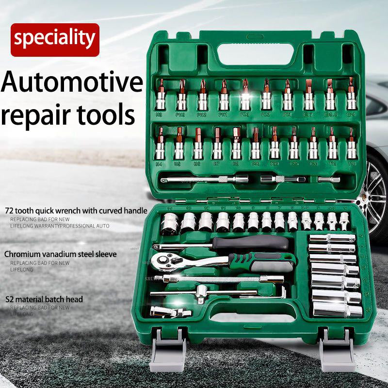 Comprehensive Professional Tool Set for Household and Automotive Repairs